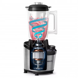 Second hand: Блендер Philips HR3760/00, 1500W, 2L, ProBlend Ultra, Високоскоростен, Импулс, Черен