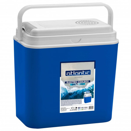 La mâna a doua: Lada frigorifica ATLANTIC, 24 litri, Activa, 12V, Racire, Fara BPA, Albastru