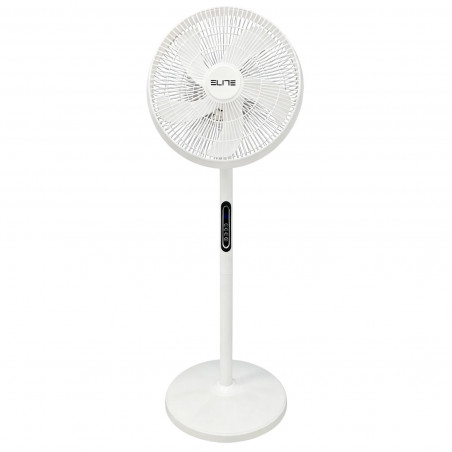 Ανεμιστήρας Elite EUSFS-1432W, 40 W, 40 cm, 3 ταχύτητες, χρονοδιακόπτης 9 ωρών, λευκός