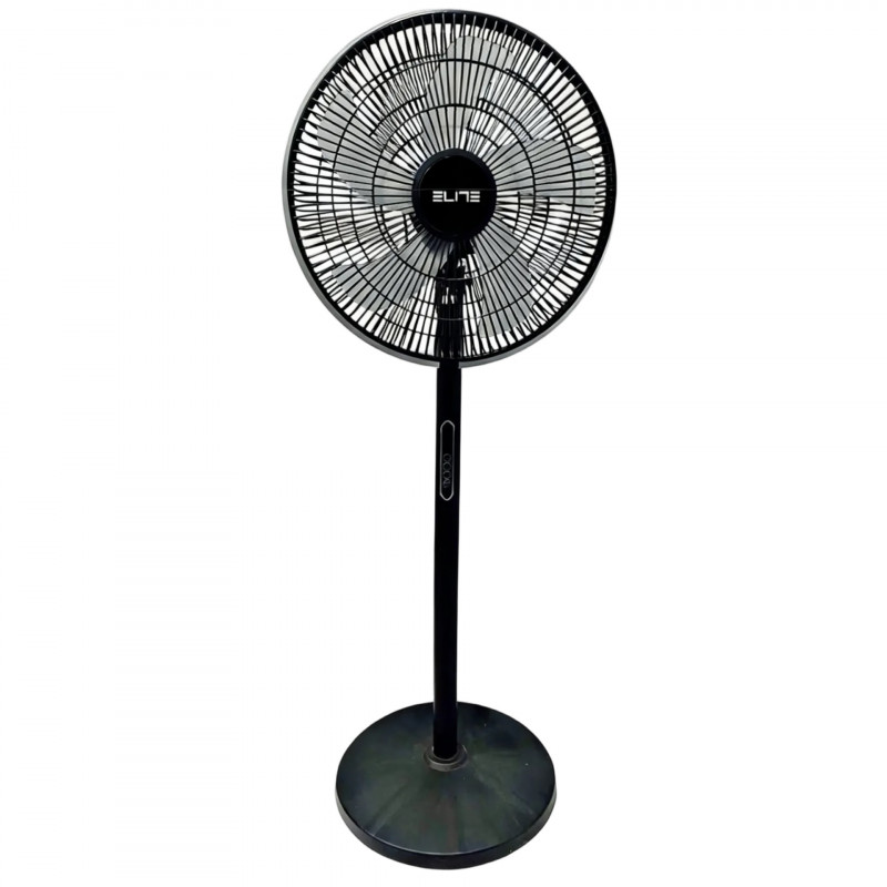 Elite EUSFS-1433BL ventilátor, 40 W, 40 cm, 3 sebességfokozat, 9 órás időzítő, fekete