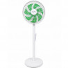 Elite EFS-1344 ventilátor, 40 W, 30 cm, 3 sebességfokozat, oszcilláció, 7 lapát, fehér/zöld