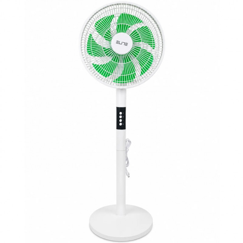 Elite EFS-1345 Fan, 40W, 30 cm, 3 speeds, Oscillation, 7 blades, White/Green