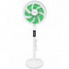 Ventilator Elite EFS-1345, 40 W, 30 cm, 3 viteze, oscilație, 7 pale, alb/verde