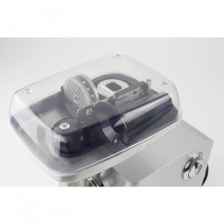 Месомелачка Caso FW 2000, 2000 W, 2 скорости, Обратен ход, 2.5 кг/мин, Аксесоари, Неръждаема стомана, Бял