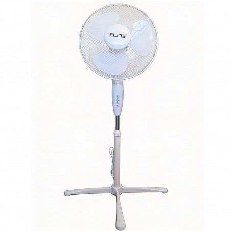 Elite EHSF-0362-2 Fan, 45W, 40 cm, 3 speeds, Oscillation, White