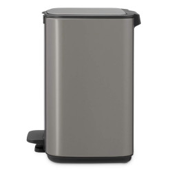 Brabantia Bo Pedal 1010127 szemetes, 7 l, lágy zárás, gumírozott talp, sötét szürke