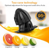 Ηλεκτρική πρέσα εσπεριδοειδών Swiss Haus SH-CJ2140, 40W, 1 l, Φίλτρο, Αμφίδρομη περιστροφή, Χωρίς BPA, Χαλκός/μαύρο