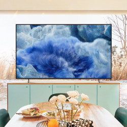 Телевизор Samsung QE55Q8FAAUXXH, 55'', 138 см, 3840x2160 UHD 4K, QLED, Клас E, Smart TV, HDR10+, Samsung Vision AI, eARC, Черен
