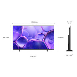 Samsung UE50U8072FUXXH televízió, 50″ (125 cm), 3840×2160 UHD 4K, G osztály, Smart TV, HDR, Bluetooth, Wi-Fi, Tizen, fekete