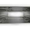 Cuptor electric pentru pizza Bartscher ST340, 1,5 kW, până la 33,5 cm, 50-250 °C, elemente de încălzire superioare și inferioare, oțel zincat, fereastră, inox