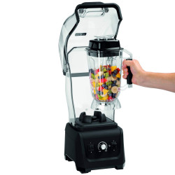Bartscher PRO XTRA 150182 Professional Blender, 1680 W, 2.5 L, 28,000 rpm, Pulse Function, Safety Features, Soundproof Lid, Black