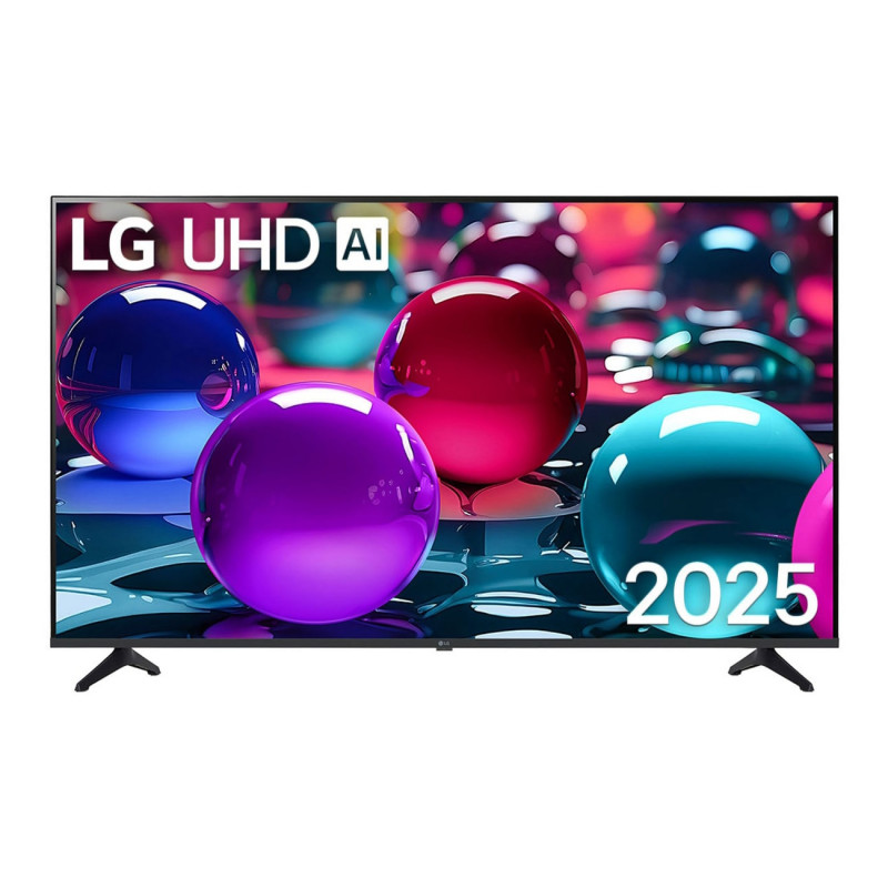 Телевизор LG 55UA73003LA, 4K UltraHD 3840 x 2160, 55", 139 см, Клас F, LED, Smart TV, AI Upscaling, webOS, Черен