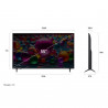 Televizor LG 55UA73003LA, 4K Ultra HD 3840 × 2160, 55″ (139 cm), clasa de eficiență energetică F, LED, Smart TV, upscaling AI, webOS, negru