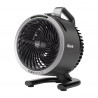 Ανεμιστήρας Shark FlexBreeze HydroGo FA050EU, 36 W, 5 ταχύτητες + 2 λειτουργίες, ρυθμιζόμενη κλίση έως 45 μοίρες, αυτονομία 12 ωρών, IPX5, μαύρο/ασημί