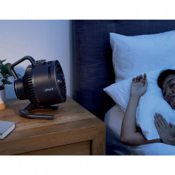 Ανεμιστήρας Shark FlexBreeze HydroGo FA050EU, 36 W, 5 ταχύτητες + 2 λειτουργίες, ρυθμιζόμενη κλίση έως 45 μοίρες, αυτονομία 12 ωρών, IPX5, μαύρο/ασημί
