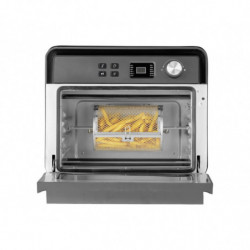 Caso AirFry Chef 1700 Multifunctional Air Fryer, 1700W, 22 L, 12 Programs, 40–230°C, Timer, Interior Light, Dehydrator, Black
