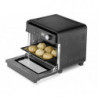 Πολυλειτουργικός φούρνος Air Fryer Caso AirFry Chef 1700, 1700 W, 22 λίτρα, 12 προγράμματα, 40-230 °C, χρονοδιακόπτης, φωτισμός, στέγνωμα, μαύρο