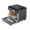 Πολυλειτουργικός φούρνος Air Fryer Caso AirFry Chef 1700, 1700 W, 22 λίτρα, 12 προγράμματα, 40-230 °C, χρονοδιακόπτης, φωτισμός, στέγνωμα, μαύρο