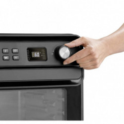 Cuptor multifuncțional Air Fryer Caso AirFry Chef 1700, 1700 W, 22 l, 12 programe, 40-230 °C, cronometru, iluminare, funcție de uscare, negru