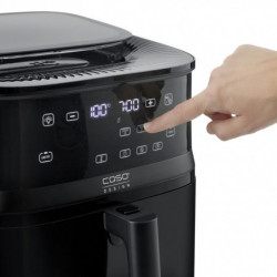 Caso AirFry & Steam 700 Hot Air and Steam Fryer, 1700W, 7 L, 10 Programs, 60–200°C, Timer, Viewing Window, Reminder, Black