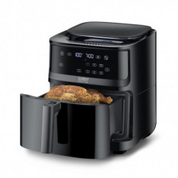 Φριτέζα με ζεστό αέρα και ατμό Caso AirFry & Steam 700, 1700 W, 7 λίτρα, 10 προγράμματα, 60-200 °C, χρονοδιακόπτης, παράθυρο, υπενθύμιση, μαύρο