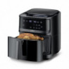 Φριτέζα με ζεστό αέρα και ατμό Caso AirFry & Steam 700, 1700 W, 7 λίτρα, 10 προγράμματα, 60-200 °C, χρονοδιακόπτης, παράθυρο, υπενθύμιση, μαύρο