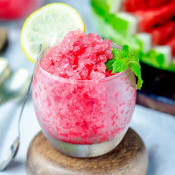 Gastroback Slushy & Ice Cream Machine, 35W, 200 ml, Fine/Coarse, 4 Molds, Stainless Steel
