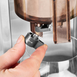 Gastroback Slushy & Ice Cream Machine, 35W, 200 ml, Fine/Coarse, 4 Molds, Stainless Steel