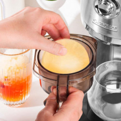 Машина за ледени десерти Gastroback Slushy & Ice Cream, 35W, 200 мл, Фино/грубо, 4 форми, Инокс