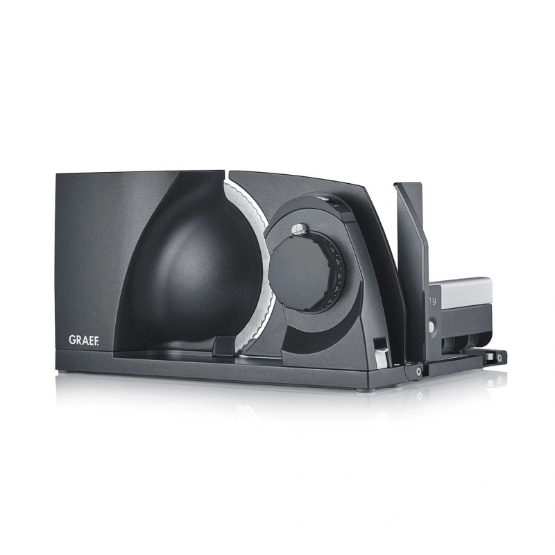 Συσκευή κοπής - σλάισερ Graef MYtiny MT1006EU, 170 W, 17 cm, 0-15 mm, Προστασία για παιδιά, Πτυσσόμενο, Ανθρακί