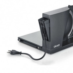 Szeletelőgép – Graef MYtiny MT1006EU szeletelőgép, 170 W, 17 cm, 0–15 mm, gyermekbiztonsági retesz, összecsukható, antracit