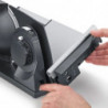Уред за рязане - слайсер Graef MYtiny MT1006EU, 170W, 17 см, 0-15 мм, Детска защита, Сгъваем, Антрацит