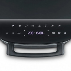 Фритюрник с горещ въздух и фурна за пица Caso AirFry & PizzaChef, 2850W, 6 л, 11 програми, 50-230°C, Таймер, Reminder, До 30 см, Черен