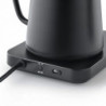 Електрическа кана за вода Graef Pour-over GK502, 1200W, 900 мл, 40-100°C, Keep Warm, Филтър, Чучур тип "Лебедова шия", Черен мат