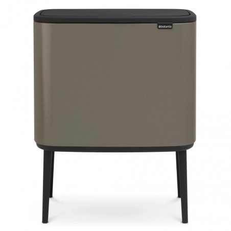 Coș de gunoi Brabantia Bo Touch 651105, 36 l, deschidere lină și silențioasă, deschidere largă, gri