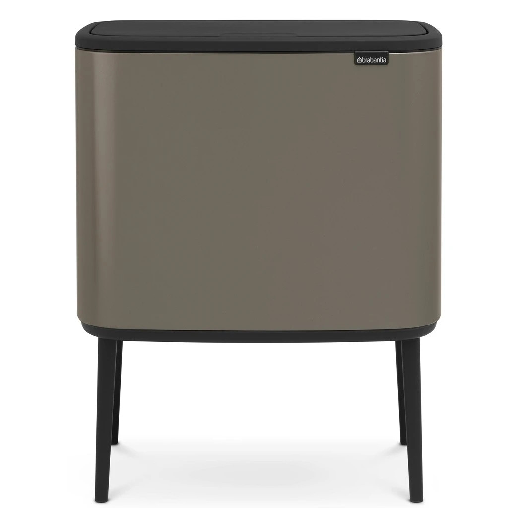 Cos de gunoi Brabantia Bo Touch 651105, 36 l, Deschidere lina si silentioasa, Gri
