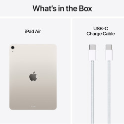 Ταμπλέτα Apple iPad Air 11'' 8ης γενιάς (2026), M4, 256 GB, Wi-Fi, Λευκό Starlight