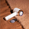 Pile electrică pentru piele aspră și bătături Silk'n VacuPedi VPC1PE1RG001, 2 viteze, 3 discuri, filtre interschimbabile și lavabile, sistem de aspirare, alb/aur roz