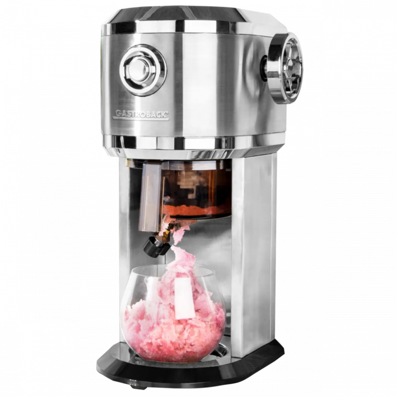 Μηχανή για παγωμένα επιδόρπια Gastroback Slushy & Ice Cream, 35 W, 200 ml, Λεπτή/χονδρή υφή, 4 καλούπια, Ανοξείδωτο