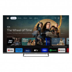 Television Smart Tech 43UW02V, 43″ (109 cm), 4K Ultra HD 3840 × 2160, Energy Efficiency Class F, Smart TV, DLED, Wi-Fi, Bluetooth, Google TV, Black