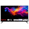 Телевизор RCA RK50UN1, 50'', 125 см, 3840x2160 UHD 4K, Клас F, Smart TV, HDR10, DLED, Wi-Fi, Bluetooth, Roku OS, Черен