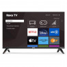 RCA RK50UN1 televízió, 50″ (125 cm), 3840×2160 UHD 4K, F energiahatékonysági osztály, Smart TV, HDR10, DLED, Wi-Fi, Bluetooth, Roku operációs rendszer, fekete.