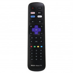 Τηλεόραση RCA RK50UN1, 50 ίντσες (125 εκ.), ανάλυση 3840×2160 UHD 4K, κατηγορία ενεργειακής απόδοσης F, Smart TV, HDR10, DLED, Wi-Fi, Bluetooth, λειτουργικό σύστημα Roku, μαύρο χρώμα.