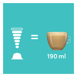 NESCAFÉ Dolce Gusto Flat White tejjel készült kávékapszulák, 16 db, 190 ml/adag, erősség: 10, Arabica és Robusta