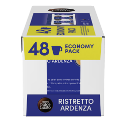 Capsule de cafea NESCAFÉ Dolce Gusto Ristretto Ardenza, pachet economic, 48 de porții, intensitate 11, Arabica și Robusta