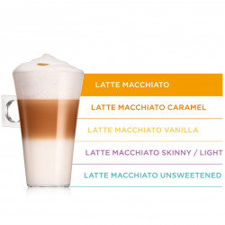 NESCAFÉ Dolce Gusto Latte Macchiato Coffee Capsules, 8 servings, Intensity 5, 100% Arabica