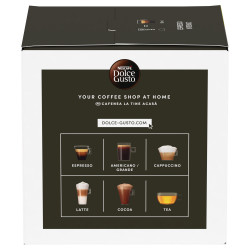Kафе капсули NESCAFÉ Dolce Gusto Espresso Intenso Promo pack, 34 напитки, 50 мл на напитка, Интензитет 7, Арабика и Робуста