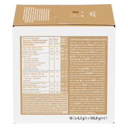 Κάψουλες καφέ NESCAFÉ Dolce Gusto Cortado Espresso Macchiato, 16 μερίδες, Ένταση 8, Robusta