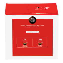 Κάψουλες καφέ NESCAFÉ Dolce Gusto Espresso Buondi Magnum, 30 δόσεις, Ένταση 8, Αραβικά και Ρομπούστα