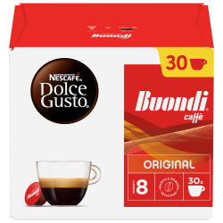 Кафе капсули NESCAFÉ Dolce Gusto Espresso Buondi Magnum, 30 напитки, Интензитет 8, Арабика и Робуста